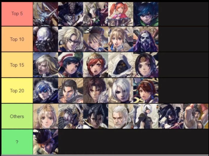 soul calibur 5 tier list