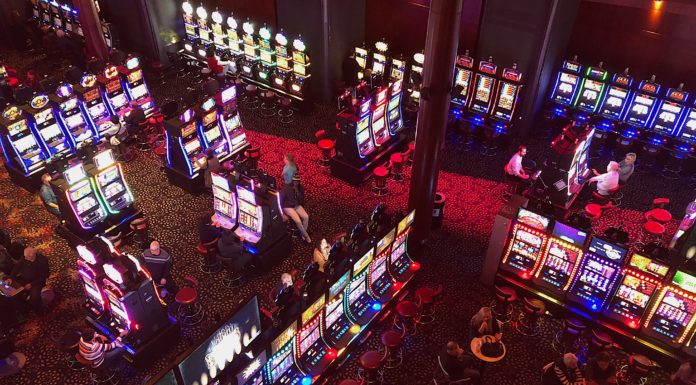 Machines à sous dans un casino